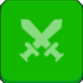 Green roulette icon